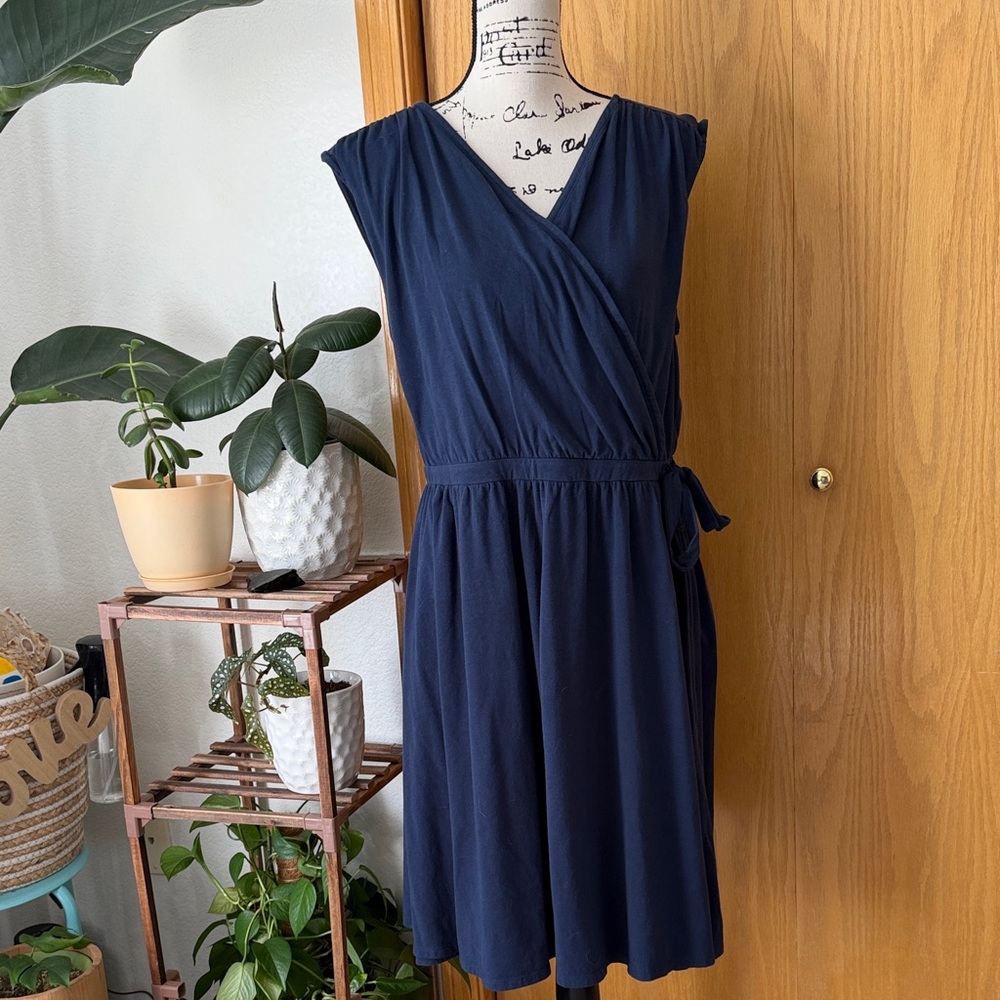 Garnet Hill faux wrap dress